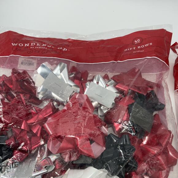 60 Total Peel'n Stick Wondershop Bows, - Picture 2 of 5